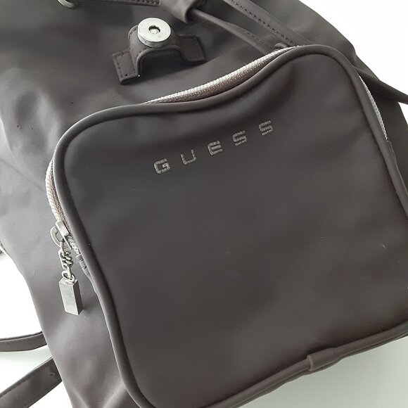 Brown Guess Backpack - rubberized surface - Picture 1 of 6